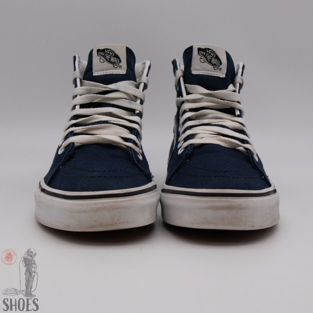 Vans Blue Canvas High-Top - Women's 9.5 - Picture 2 of 13